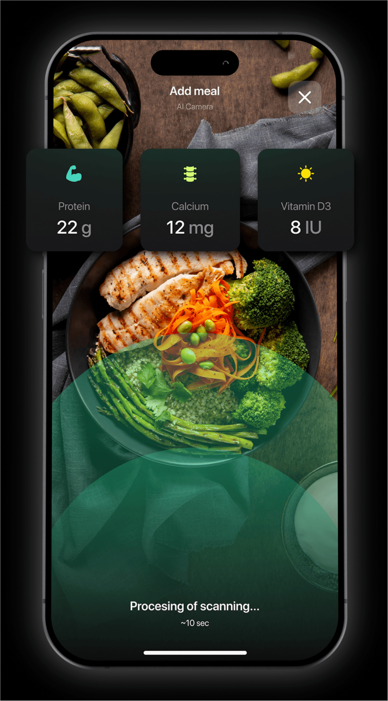 GoTall nutrition screen